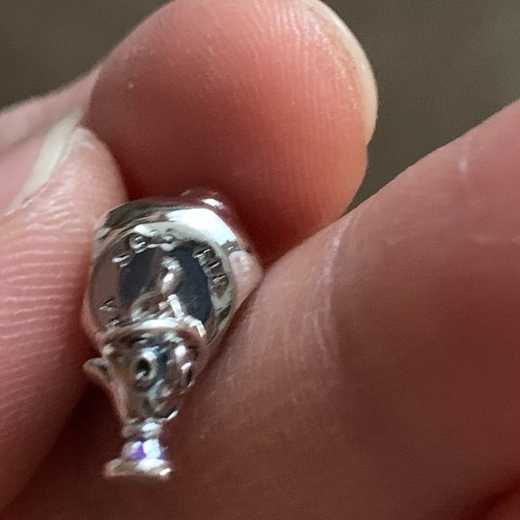 NWOT Disney, Beauty and the Beast Mrs. Potts and Chip Dangle Charm Silver 925 - Picture 14 of 14